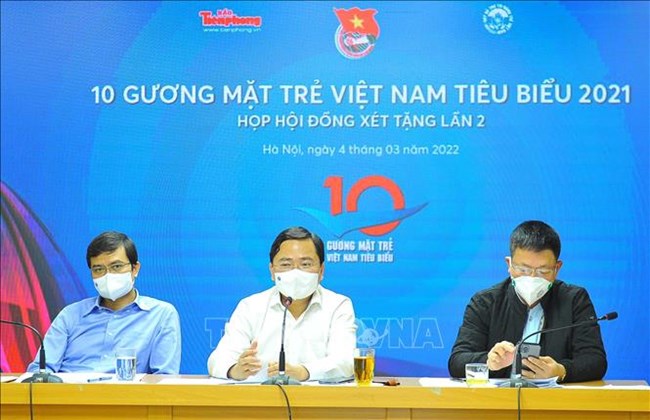 Trung ương Đoàn Thanh niên Cộng sản Hồ Chí Minh công bố 10 Gương mặt trẻ Việt Nam tiêu biểu năm 2021