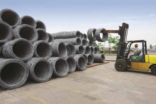 Lần đầu tiên tập đoàn Hòa Phát xuất khẩu thép dài sang châu Âu