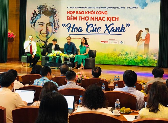 Đêm thơ - nhạc - kịch "Hoa cúc xanh" kỷ niệm sinh nhật lần thứ 80 của nữ sĩ Xuân Quỳnh: Những đón đợi