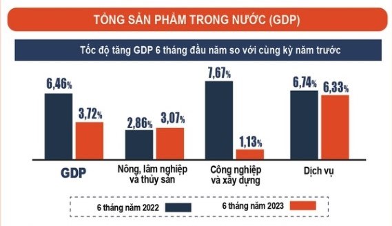 Góc nhìn chuyên gia qua con số tăng trưởng GDP 6 tháng đầu năm