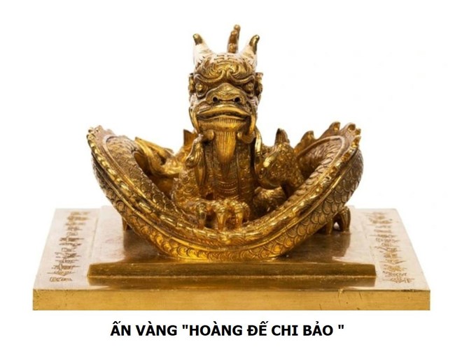 Đàm phán thành công hồi hương ấn vàng "Hoàng đế chi bảo"