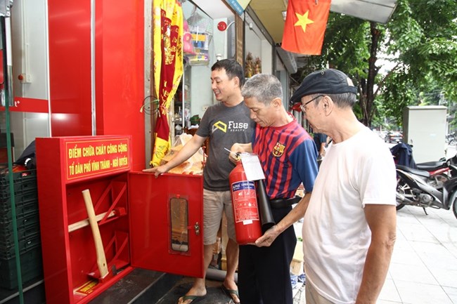 Tổ liên gia an toàn phòng cháy chữa cháy: Phát huy hiệu quả phương châm “4 tại chỗ”