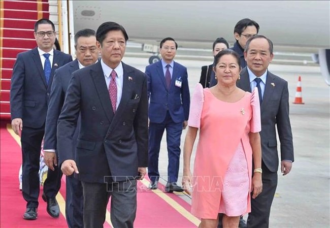 Sáng nay, Chủ tịch nước Võ Văn Thưởng chủ trì lễ đón trọng thể Tổng thống mước Cộng Hòa Philippines