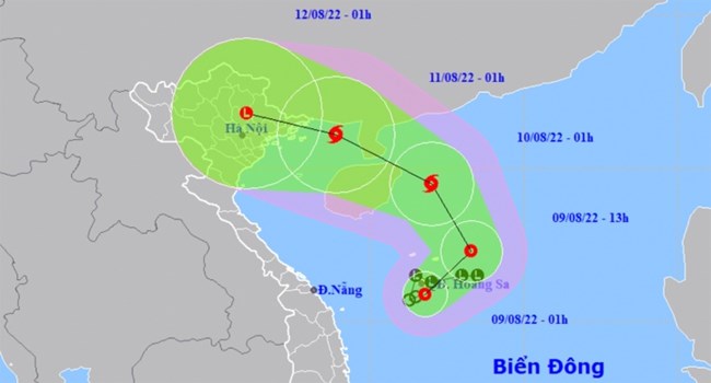 Trong 24 giờ tới, áp thấp nhiệt đới trên Biển Đông này có khả năng mạnh lên thành bão