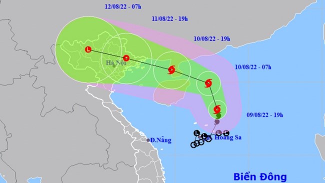 Bão số 2 giật cấp 10 gây thời tiết nguy hiểm trên biển phía Bắc