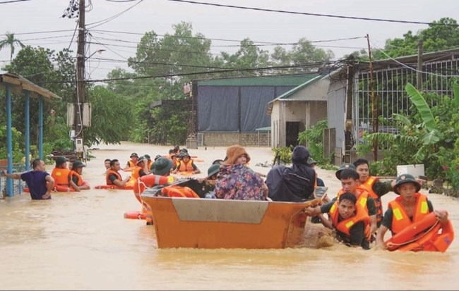 Mưa lũ tại các tỉnh miền Trung sẽ tiếp diễn trong vài ngày tới