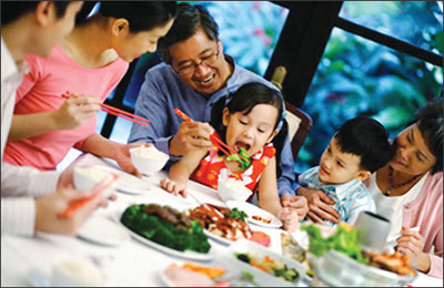 Thực đơn dinh dưỡng cho gia đình ba thế hệ