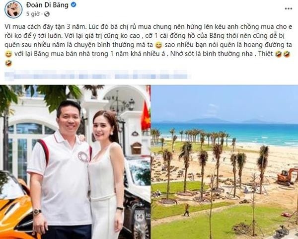  Khoe bất động sản nhưng bị netizen mỉa mai là ‘hoang đường’, Đoàn Di Băng đáp trả không kiêng nể