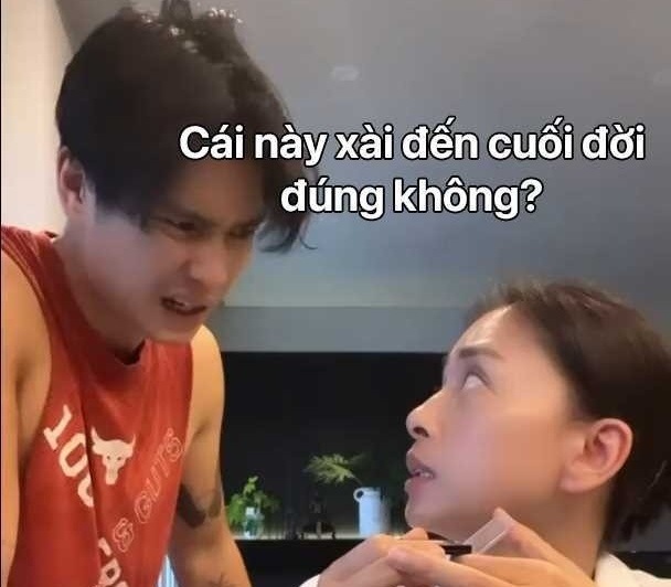 Ngô Thanh Vân mua hộp màu mắt trị giá 15 triệu đồng, phản ứng của Huy Trần khiến dân tình cười bò