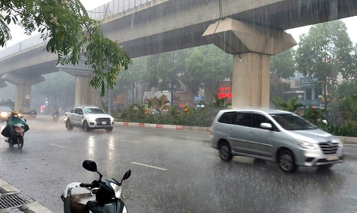 Dự báo thời tiết ngày 14/7: Hà Nội có mưa to