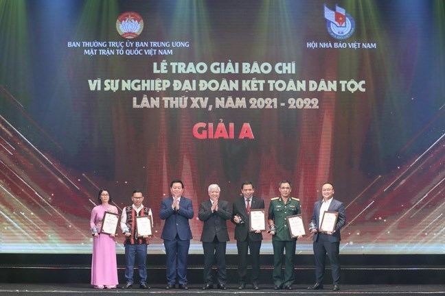 Vinh danh 80 tác phẩm đoạt Giải báo chí “Vì sự nghiệp Đại đoàn kết toàn dân tộc” lần thứ 15