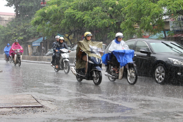 Dự báo thời tiết ngày 21/8: Bắc Bộ mưa to và rải rác có dông