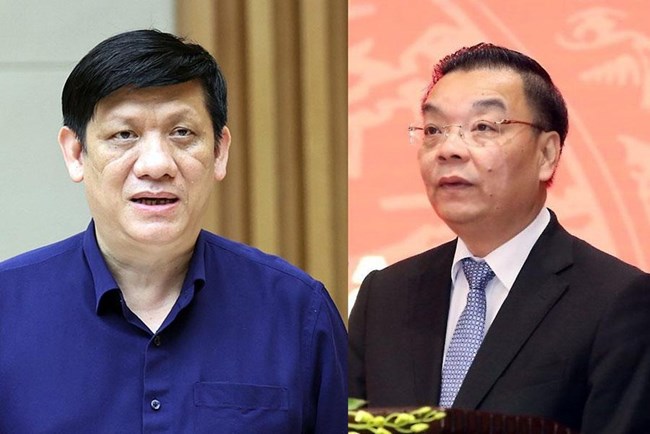 Khởi tố Chủ tịch UBND TP Hà Nội Chu Ngọc Anh, Bộ trưởng Bộ Y tế Nguyễn Thanh Long và Thứ trưởng Bộ KH&CN Phạm Công Tạc liên quan đến vụ án Việt Á