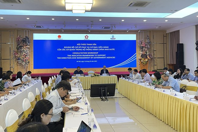 Xây dựng Khung bộ chỉ số phục vụ chỉ đạo, điều hành của các cơ quan hành chính